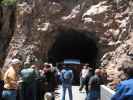 San Juan Express #216 der Cumbres & Toltec Scenic Narrow-Gauge Railroad im Rock Tunnel (29. Mai)