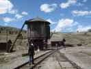 Osier Depot der Cumbres & Toltec Scenic Narrow-Gauge Railroad, 2.937 m (29. Mai)