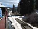 San Juan Express #216 der Cumbres & Toltec Scenic Narrow-Gauge Railroad in Cumbres, 3.053 m (29. Mai)