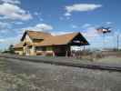 Antonito Depot der Cumbres & Toltec Scenic Narrow-Gauge Railroad, 2.404 m (29. Mai)