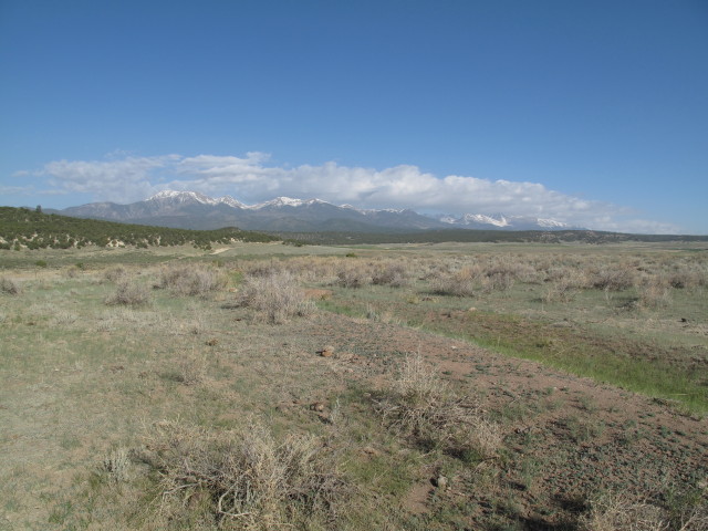 Sangre de Cristo Mountains vom Medano Pass Jeeptrail aus (30. Mai)
