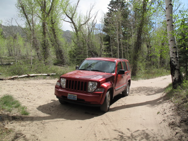 Medano Pass Jeeptrail bei der Grenze des Great Sand Dunes National Park (30. Mai)