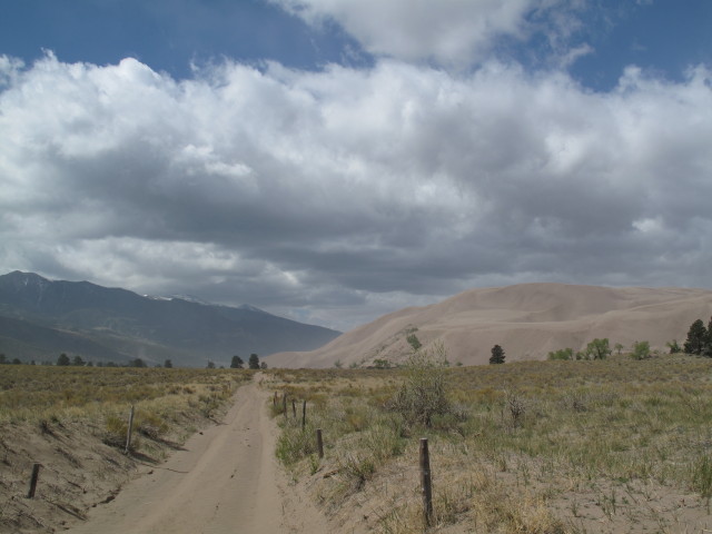 Medano Pass Jeeptrail zwischen Medano Creek und Castle Creek Picnic area (30. Mai)