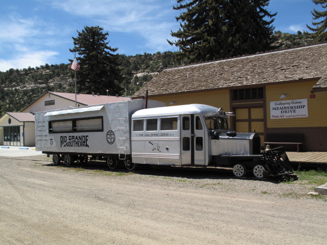 'The Galloping Goose' in Dolores Station, 2.120 m (31. Mai)