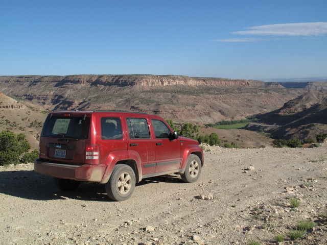 Escalante Rim Jeeptrail zwischen Kelso Gulch und Dry Mesa Jeeptrail (2. Juni)