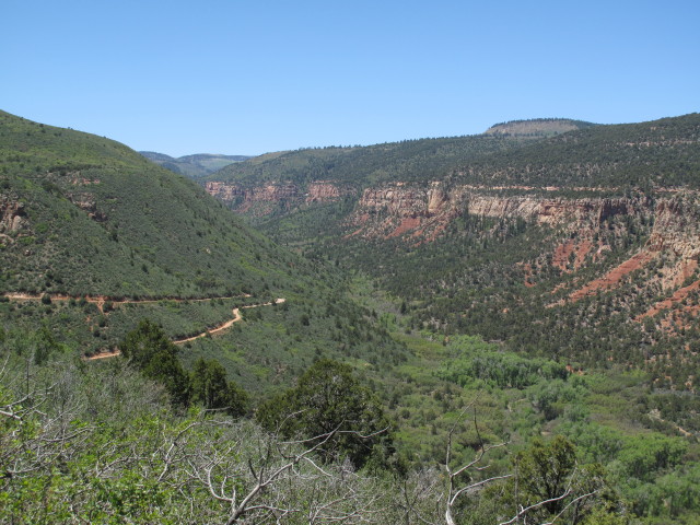 Escalante Canyon vom Escalante Canyon Jeeptrail aus (2. Juni)