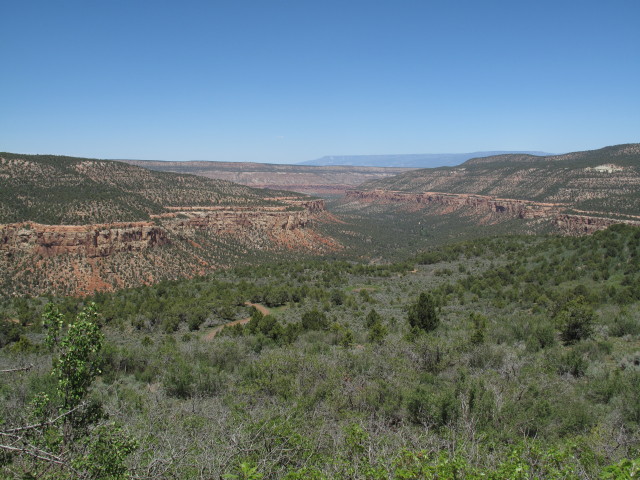 Escalante Canyon vom Escalante Canyon Jeeptrail aus (2. Juni)