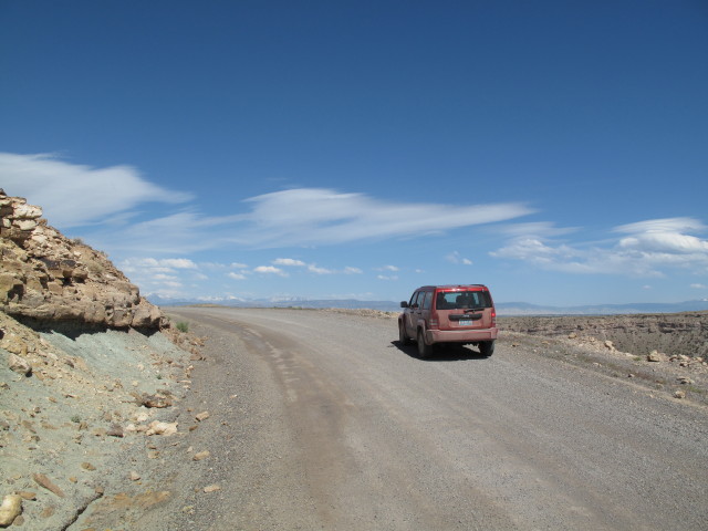 Mesa Road zwischen FR 504 und Roubideau Creek (2. Juni)