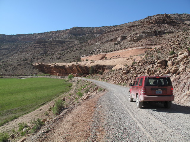 Escalante Canyon Jeeptrail zwischen Walker Cabin und Keyhole (2. Juni)