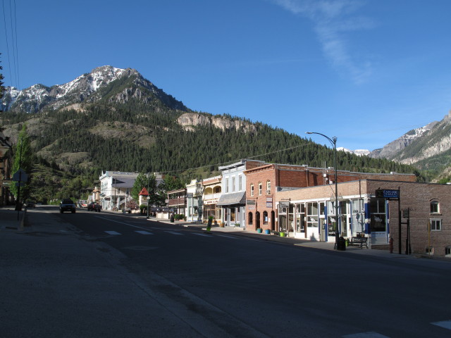 Main Street in Ouray, 2.375 m (3. Juni)