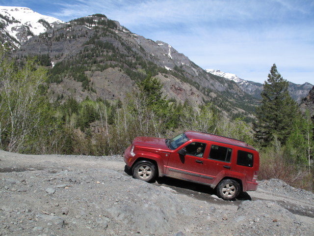 Engineer Pass Jeeptrail zwischen US 550 und North Fork Cutoff Jeeptrail (3. Juni)