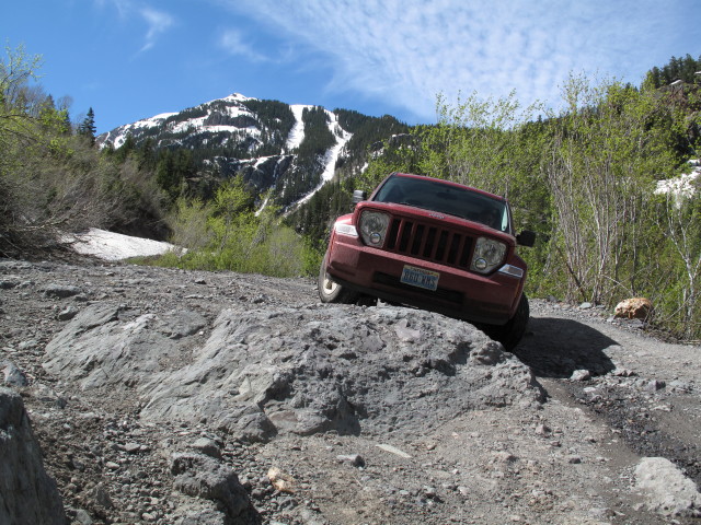 Engineer Pass Jeeptrail zwischen North Fork Cutoff Jeeptrail und US 550 (3. Juni)