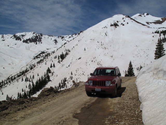 Ophir Pass Jeeptrail zwischen US 550 und Ophir Pass (3. Juni)