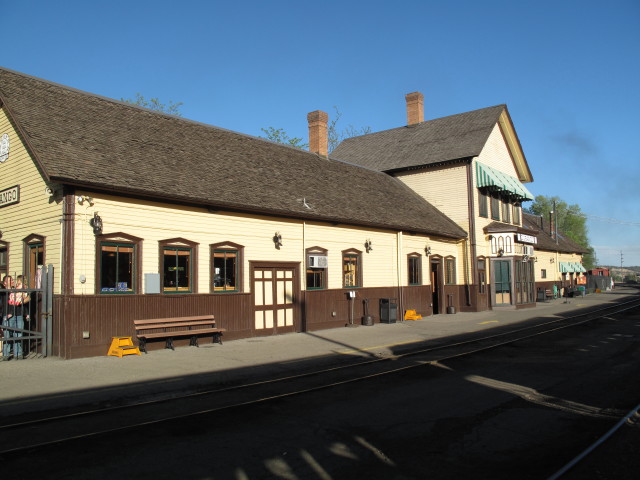 Durango Depot der Durango & Silverton Narrow Gauge Railroad, 1.988 m (3. Juni)