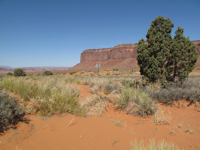 US 163 im Monument Valley (4. Juni)