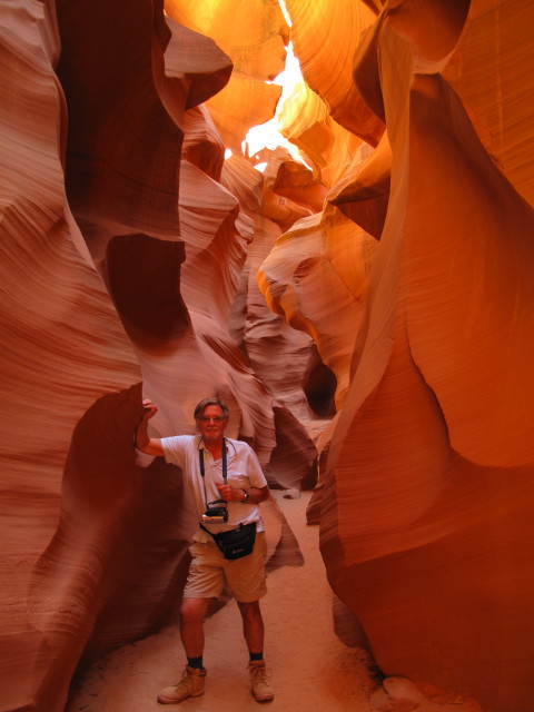 Papa im Lower Antelope Canyon (4. Juni)