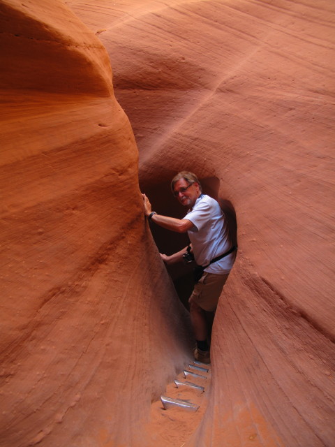 Papa im Lower Antelope Canyon (4. Juni)