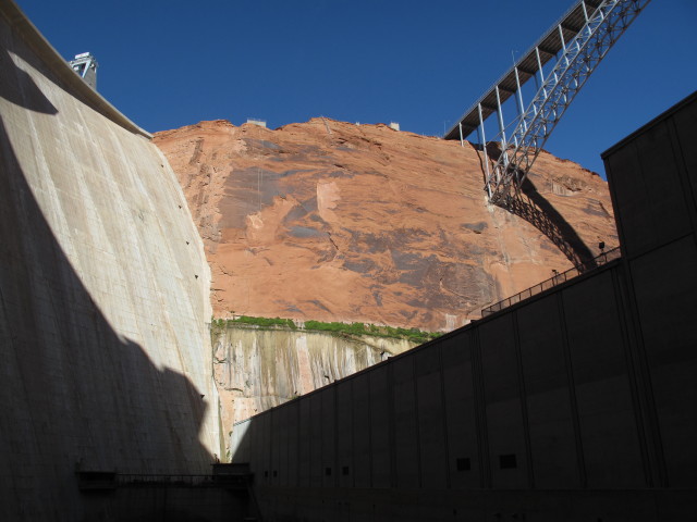 Glen Canyon Dam und Glen Canyon Bridge (4. Juni)