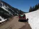 Columbus Mine Jeeptrail zwischen Abzweigung Kennebec Pass Jeeptrail und Gold King Mill (31. Mai)