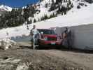 Ich und Papa am Yankee Boy Basin Jeeptrail zwischen Blue Lakes Trailhead und Sneffels (3. Juni)