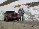 Papa und ich am Ophir Pass, 3.579 m (3. Juni)