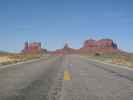 US 163 im Monument Valley (4. Juni)