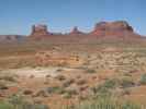 Monument Valley von der US 163 aus (4. Juni)