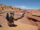 Einstieg in den Lower Antelope Canyon (4. Juni)