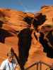 Papa im Ausstieg aus dem Lower Antelope Canyon (4. Juni)