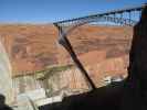 Glen Canyon Bridge vom Glen Canyon Dam aus (4. Juni)