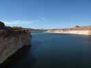 Lake Powell vom Glen Canyon Dam aus (4. Juni)