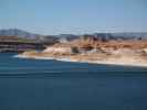 Lake Powell vom Glen Canyon Dam aus (4. Juni)