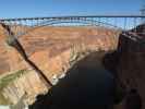 Glen Canyon Bridge vom Glen Canyon Dam aus (4. Juni)