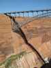 Glen Canyon Bridge vom Glen Canyon Dam aus (4. Juni)