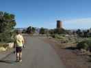 Papa auf der Desert View im Grand Canyon National Park, 2.267 m (5. Juni)