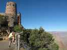 Papa auf der Desert View im Grand Canyon National Park, 2.267 m (5. Juni)