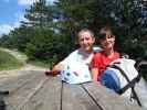 Ich und Katarina in der Ruine Türkensturz, 610 m