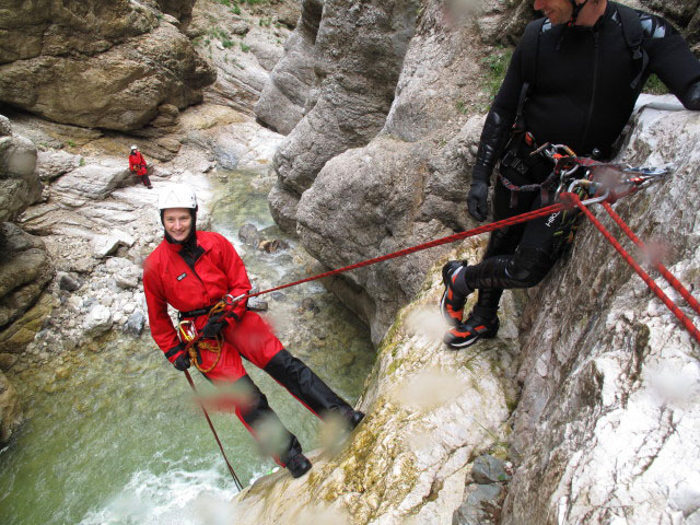 Sabrina, Birgit und Robert in der Predelica (12. Juni)