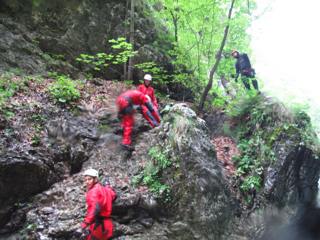 Gregor, ?, ? und Robert in der Susec (13. Juni)