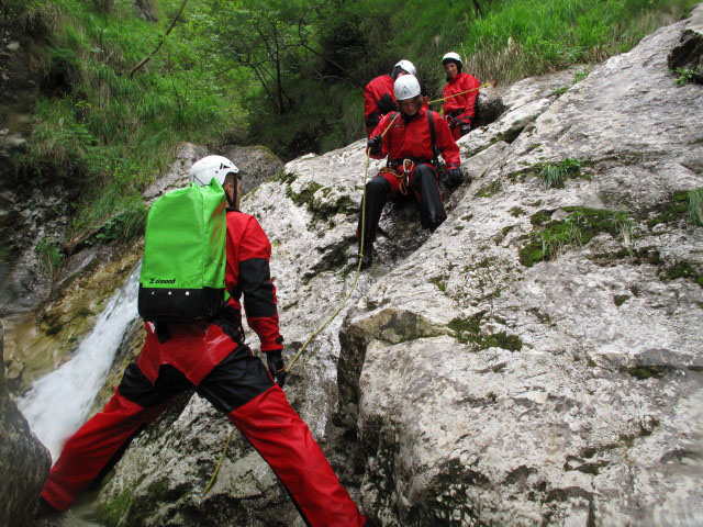 Gregor, Sabrina, Birgit und Renate in der Susec (13. Juni)