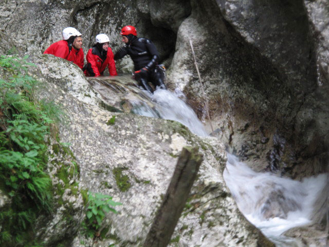 Renate, Gregor, Sabrina und Robert in der Susec (13. Juni)