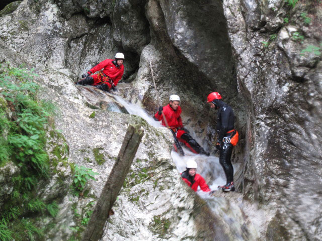 Renate, Gregor, Sabrina und Robert in der Susec (13. Juni)