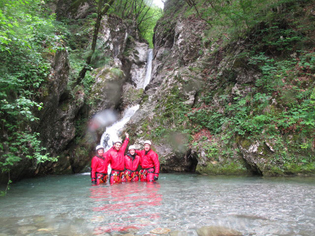 Renate, Gregor, Sabrina und ich in der Susec (13. Juni)