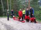 Eveline, Birgit, Renate, Petra, Sabrina und Gregor am Zustieg zur Predelica (12. Juni)