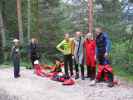 Eveline, Birgit, Petra, ich, Renate und Gregor am Zustieg zur Predelica (12. Juni)