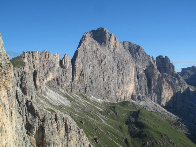 Rosengartenspitze vom Pas da le Zigolade aus (25. Juni)