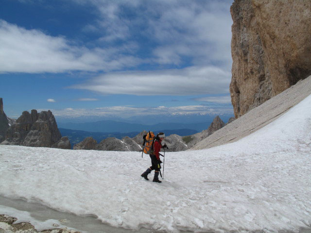 Gudrun am Pas de Antermoa, 2.770 m (25. Juni)