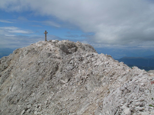 Kesselkogel vom Kesselkogel-Klettersteig aus (25. Juni)