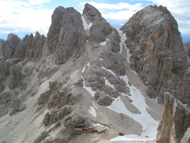 Grasleitenpass vom Kesselkogel-Klettersteig aus (25. Juni)
