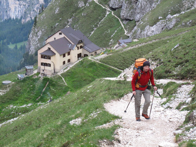 Christoph auf Weg 3A zwischen Grasleitenhütte und Weg 11 (26. Juni)